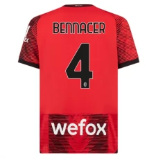 AC Milan Bennacer 4 Kotipelipaita 2023-24 Jalkapallo Pelipaidat Peliasut