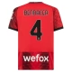 AC Milan Bennacer 4 Kotipelipaita 2023-24 Jalkapallo Pelipaidat Peliasut