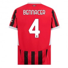 AC Milan Bennacer 4 Kotipelipaita 2024-25 Jalkapallo Pelipaidat Peliasut