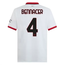 AC Milan Bennacer 4 Vieraspelipaita 2024-25 Jalkapallo Pelipaidat Peliasut