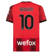 AC Milan Brahim 10 Kotipelipaita 2023-24 Jalkapallo Pelipaidat Peliasut