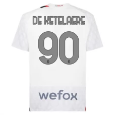 AC Milan De Ketelaere 90 Vieraspelipaita 2023-24 Jalkapallo Pelipaidat Peliasut