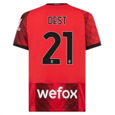 AC Milan Dest 21 Kotipelipaita 2023-24 Jalkapallo Pelipaidat Peliasut