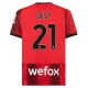 AC Milan Dest 21 Kotipelipaita 2023-24 Jalkapallo Pelipaidat Peliasut