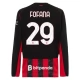 AC Milan Fofana 29 Kotipelipaita 2025-26 Jalkapallo Pelipaidat Peliasut(L/S)
