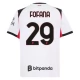 AC Milan Fofana 29 Vieraspelipaita 2025-26 Jalkapallo Pelipaidat Peliasut