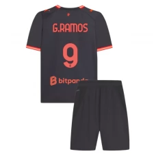 AC Milan G.Ramos 9 Kolmospaita 2026-27 Lasten Pelipaita