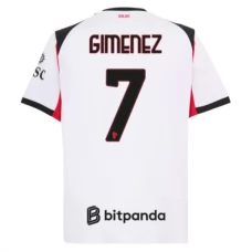 AC Milan Gimenez 7 Vieraspelipaita 2025-26 Jalkapallo Pelipaidat Peliasut