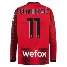 AC Milan Ibrahimović 11 Kotipelipaita 2023-24 Jalkapallo Pelipaidat Peliasut(L/S)