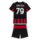 AC Milan João Félix 79 Lasten Kotipelipaita 2025-26 Jalkapallo Pelipaidat Peliasut