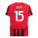 AC Milan Jović 15 Kotipelipaita 2024-25 Jalkapallo Pelipaidat Peliasut