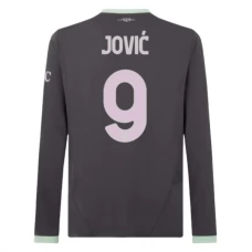 AC Milan Jović 9 Kolmas Pelipaita 2024-25 Jalkapallo Pelipaidat Peliasut(L/S)