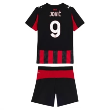 AC Milan Jović 9 Lasten Kotipelipaita 2025-26 Jalkapallo Pelipaidat Peliasut