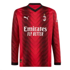AC Milan Kotipelipaita 2023-24 Jalkapallo Pelipaidat Peliasut(L/S)
