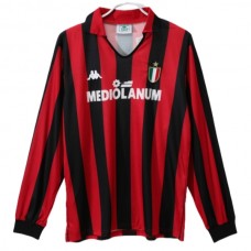 AC Milan Kotipelipaita Retro 1988-89 Jalkapallo Pelipaidat Peliasut(L/S)
