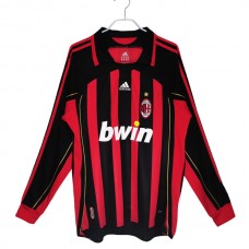 AC Milan Kotipelipaita Retro 2006-07 Jalkapallo Pelipaidat Peliasut(L/S)