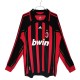 AC Milan Kotipelipaita Retro 2006-07 Jalkapallo Pelipaidat Peliasut(L/S)