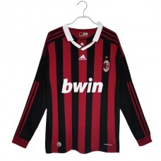 AC Milan Kotipelipaita Retro 2009-10 Jalkapallo Pelipaidat Peliasut(L/S)