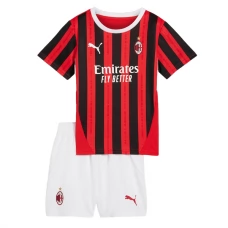 AC Milan Lasten Kotipelipaita 2024-25 Jalkapallo Pelipaidat Peliasut