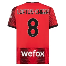 AC Milan Loftus-Cheek 8 Kotipelipaita 2023-24 Jalkapallo Pelipaidat Peliasut