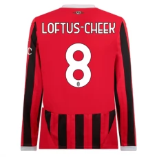 AC Milan Loftus-Cheek 8 Kotipelipaita 2024-25 Jalkapallo Pelipaidat Peliasut(L/S)