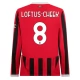 AC Milan Loftus-Cheek 8 Kotipelipaita 2024-25 Jalkapallo Pelipaidat Peliasut(L/S)