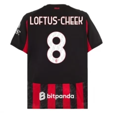 AC Milan Loftus-Cheek 8 Kotipelipaita 2025-26 Jalkapallo Pelipaidat Peliasut
