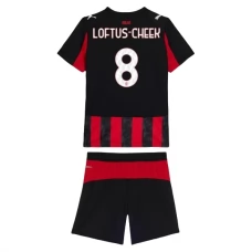 AC Milan Loftus-Cheek 8 Lasten Kotipelipaita 2025-26 Jalkapallo Pelipaidat Peliasut