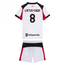 AC Milan Loftus-Cheek 8 Lasten Vieraspelipaita 2025-26 Jalkapallo Pelipaidat Peliasut