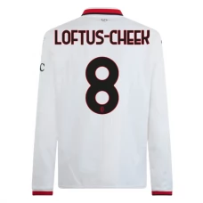 AC Milan Loftus-Cheek 8 Vieraspelipaita 2024-25 Jalkapallo Pelipaidat Peliasut(L/S)