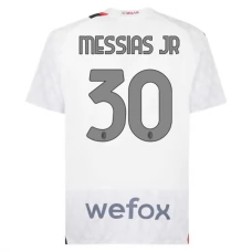 AC Milan Messias Jr 30 Vieraspelipaita 2023-24 Jalkapallo Pelipaidat Peliasut