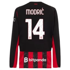 AC Milan Modrić 14 Kotipelipaita 2025-26 Jalkapallo Pelipaidat Peliasut(L/S)