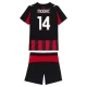 AC Milan Modrić 14 Lasten Kotipelipaita 2025-26 Jalkapallo Pelipaidat Peliasut