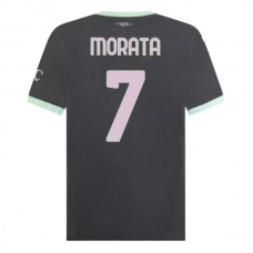 AC Milan Morata 7 Kolmas Pelipaita 2024-25 Jalkapallo Pelipaidat Peliasut