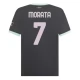 AC Milan Morata 7 Kolmas Pelipaita 2024-25 Jalkapallo Pelipaidat Peliasut