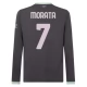 AC Milan Morata 7 Kolmas Pelipaita 2024-25 Jalkapallo Pelipaidat Peliasut(L/S)