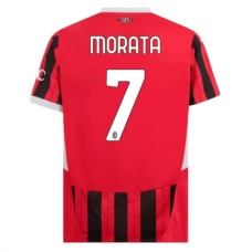 AC Milan Morata 7 Kotipelipaita 2024-25 Jalkapallo Pelipaidat Peliasut