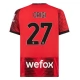 AC Milan Origi 27 Kotipelipaita 2023-24 Jalkapallo Pelipaidat Peliasut