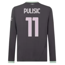 AC Milan Pulisic 11 Kolmas Pelipaita 2024-25 Jalkapallo Pelipaidat Peliasut(L/S)