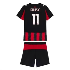 AC Milan Pulisic 11 Lasten Kotipelipaita 2025-26 Jalkapallo Pelipaidat Peliasut