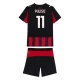 AC Milan Pulisic 11 Lasten Kotipelipaita 2025-26 Jalkapallo Pelipaidat Peliasut