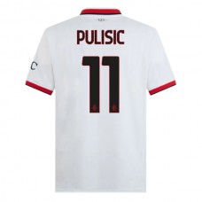 AC Milan Pulisic 11 Vieraspelipaita 2024-25 Jalkapallo Pelipaidat Peliasut