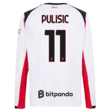 AC Milan Pulisic 11 Vieraspelipaita 2025-26 Jalkapallo Pelipaidat Peliasut(L/S)