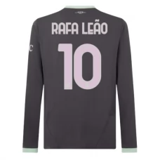 AC Milan Rafa Leão 10 Kolmas Pelipaita 2024-25 Jalkapallo Pelipaidat Peliasut(L/S)