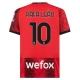 AC Milan Rafa Leão 10 Kotipelipaita 2023-24 Jalkapallo Pelipaidat Peliasut