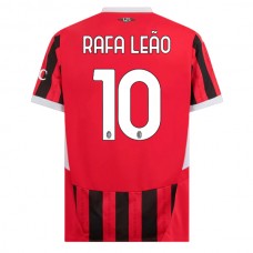 AC Milan Rafa Leão 10 Kotipelipaita 2024-25 Jalkapallo Pelipaidat Peliasut