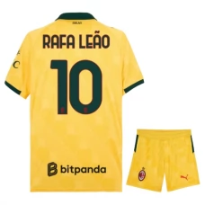 AC Milan Rafa Leão 10 Lasten Kolmas Pelipaita 2025-26 Jalkapallo Pelipaidat Peliasut