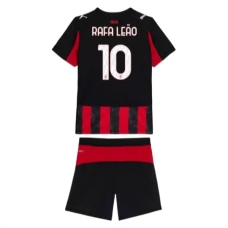AC Milan Rafa Leão 10 Lasten Kotipelipaita 2025-26 Jalkapallo Pelipaidat Peliasut
