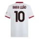AC Milan Rafa Leão 10 Vieraspelipaita 2024-25 Jalkapallo Pelipaidat Peliasut