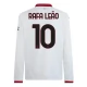AC Milan Rafa Leão 10 Vieraspelipaita 2024-25 Jalkapallo Pelipaidat Peliasut(L/S)